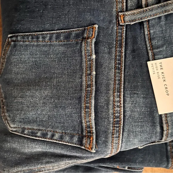 Loft: the kick crop High Rise Petite Jeans 27p/4p - Picture 4 of 9